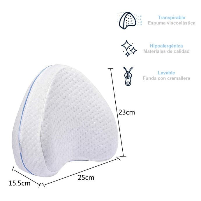 Almohada Ortopédica para Piernas | Descansa Mejor Cada Noche