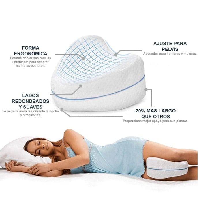 Almohada Ortopédica para Piernas | Descansa Mejor Cada Noche