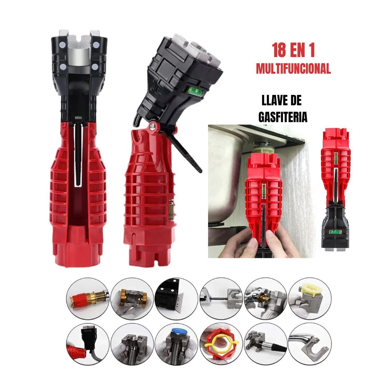 CORTADOR PRO VIDRIOS Y CERÁMICOS + Llave de gasfitería 18 en 1 🎁